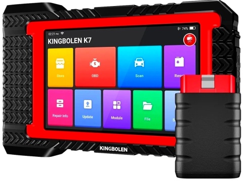 KINGBOLEN K7 OBD2 FULL j. POLSKI + Niewidzialna wycieraczka 100ml