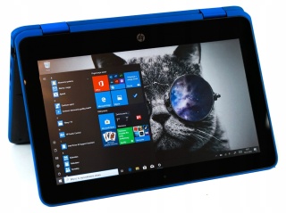 Laptop warsztatowy Probook x360 N5000 QUAD 4GB|128GB| USB-C|DOTYK|WIN10 PRO 360°