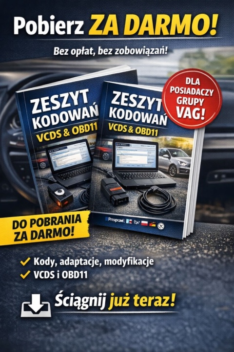 Zeszyt kodowań VAG FREE - sprawdź opis
