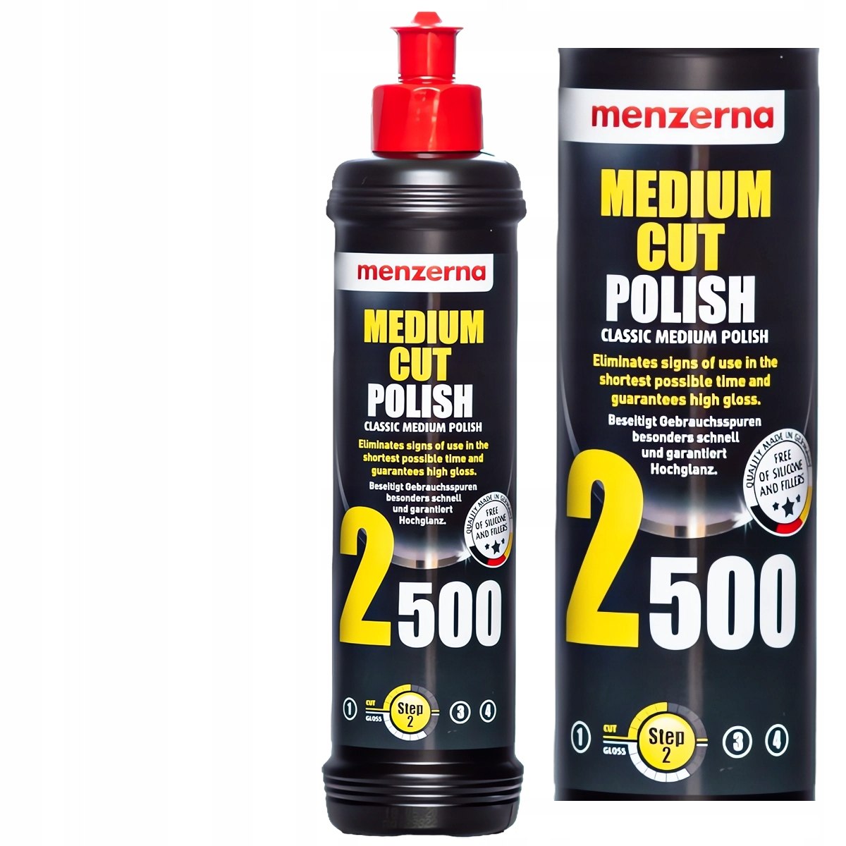Menzerna Zestaw Polerski Do Polerowania Lakieru Samochodu Auta Pady + Pasty Pojemność 1000 ml